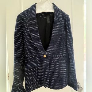 Smythe blazer with leather patch